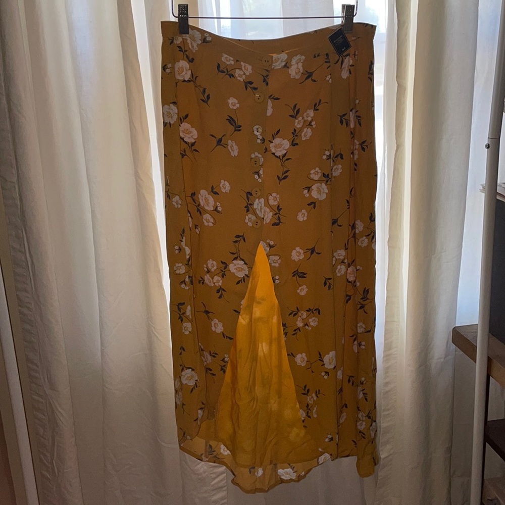 NWT long floral midi skirt from Abercrombie & Fitch